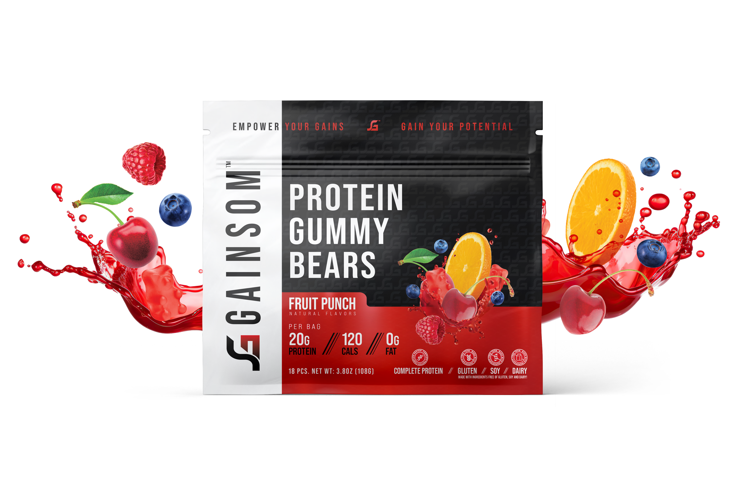 Bulk Protein gummy Box (50 bags) - Gainsom